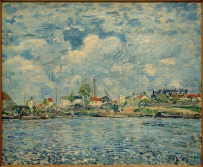 Die Seine bei Tagesanbruch von Alfred Sisley